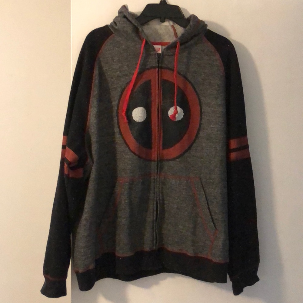 Official Marvel Merchandise Deadpool ZIP-Up Hoodie